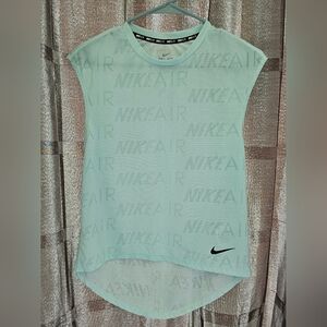 Nike Air Perforate Workout Tank Top, Lightweight, Baby Blue, Size XS